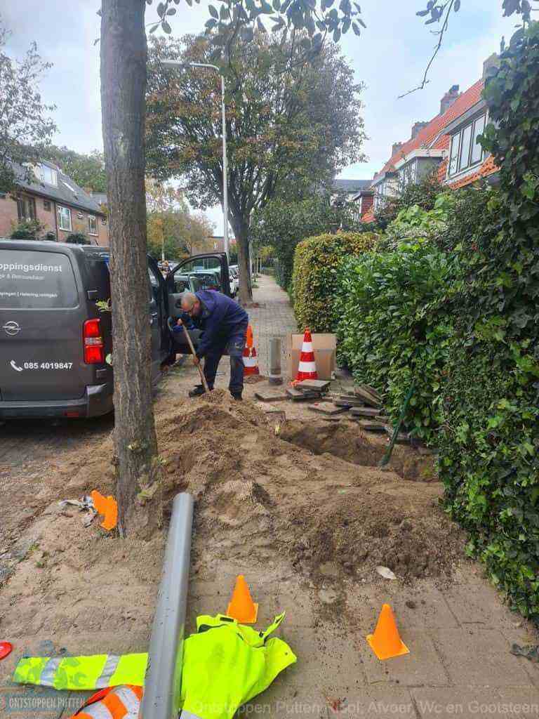 Graven riool Putten